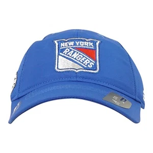 New York Rangers NHL adidas Unisex Blue Adjustable Strap Hat - Picture 1 of 3