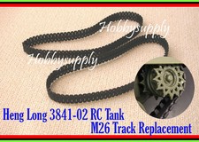 HENG LONG 1/30 RC Tank 3841 02 U.S. M26 PERSHING Plastic Track Crawler Belt 2set