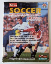 The Sun Soccer Sticker collection 90/91 season COMPLETE collection 