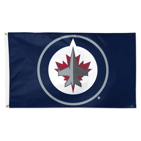 WinCraft Winnipeg Jets 3' x 5' Primary Logo Single-Sided Flag Cover