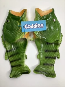 Coddies Fish Flip Flops M 7.5/ W 9 Slippers Slides Sandals Unique Gag Gift Idea - Picture 1 of 7