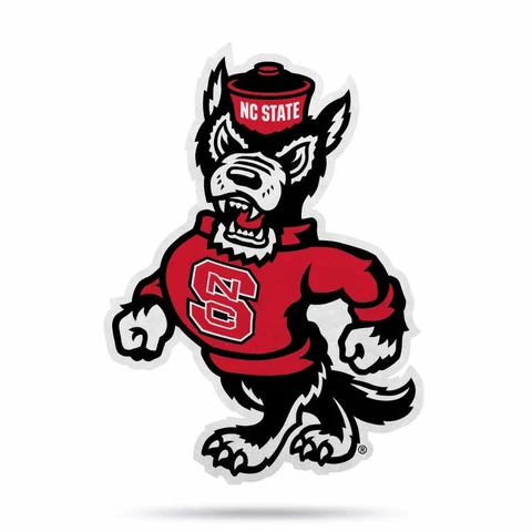 NC State Wolfpack 18"x18" Mascot Felt Pennant [NEW] NCAA Sign Banner Wall Cave Cover