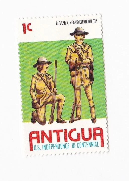 Estampilla postal antigua vintage 1c EE. UU. Independencia Bicentenario Foto 1 de 1