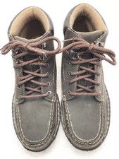 Mens Size 8 JARMAN Frontier Brown Oxford Moc Style Ankle Boots
