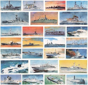 HMS 1902-1962 Partial Set of Cards - Lyons Tea Trade Cards