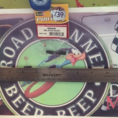 Revell RMXE6088 Tail Rotor Blade Black Proto Max Heli OrignalNewOldStock🇺🇸Ship - Image 1 of 2