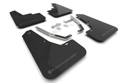 Rally Armor Black Mud Flap w/ Grey Logo for 2024 Subaru Crosstrek - Изображение 1 из 3