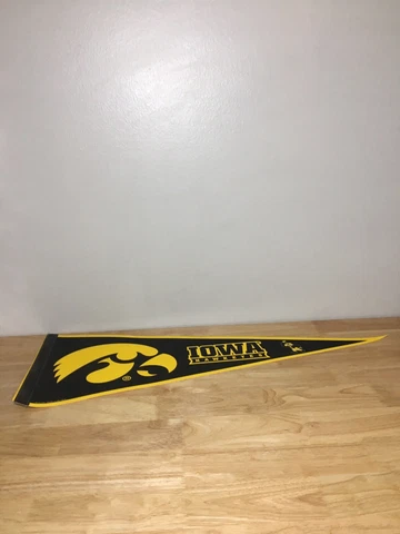 Iowa Hawkeyes Full Size 12in X 30in College NCAA Pennant Made In USA! B Cover