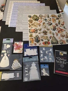 Crafts Scrapbooking Cardmaking Wedding Large lot - Picture 1 of 14