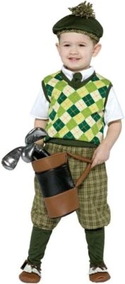 Golfer Sports Future Professionals Fancy Dress Up Halloween Baby Child Costume - Изображение 1 из 2