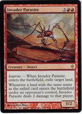 Invader Parasite *FOIL Rare* Magic MtG x1 New Phyrexia SP
