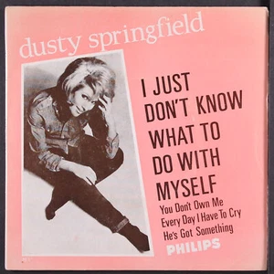 DUSTY SPRINGFIELD: i just don't know what to do with myself PHILIPS 7" EP 45 RPM - Picture 1 of 4