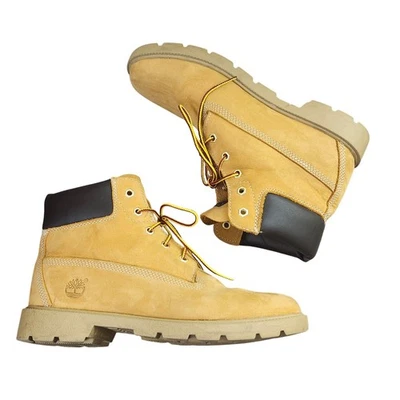 Timberland Classic Waterproof Work Boots Wheat Youth Kids Size 6.5 Y Women's 7 - Image 1 of 4