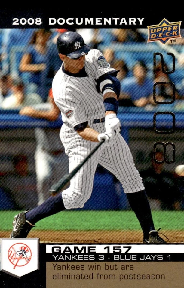 2008 UPPER DECK DOCUMENTARY ALEX RODRIGUEZ 4587 MINT GOLD - Image 1 of 2