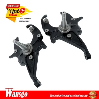 Pair 2'' Drop Lowering Spindles Fit For Chevrolet S10 1982 1983-2002 2003 2004 - Изображение 1 из 4