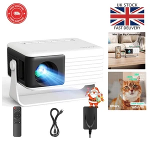 Compact Mini Projector - Transform Home with 1080P Screen Up to 120 Inches - Picture 1 of 15