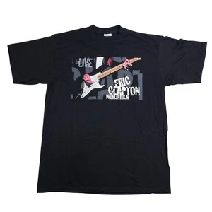 Vintage 1998 Eric Clapton Pilgrim World Tour T-Shirt Size XL Tultex Rock Band - Picture 1 of 8
