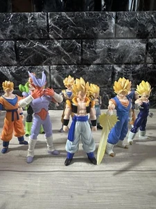 Goku Vegeta Gohan Janemba Gogeta DRAGON BALL Z Figure Set 9pcs Mixed Lot - Picture 1 of 3
