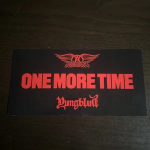 Aerosmith One More Time Yungblud Aufkleber 4" x 8" 2025 Promo - Bild 1 von 1