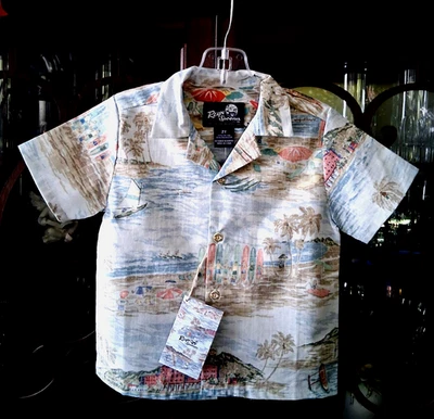 Reyn Spooner Niño "WAIKIKI NOSTALGIA" NUEVO CON ETIQUETAS Color - Océano Niño Set-2T Foto 1 de 4