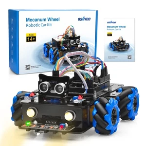 Mecanum Wheels Robot Car Kit for Arduino Mega2560 Raspberry Pi STEM Remote Contr - Picture 1 of 9