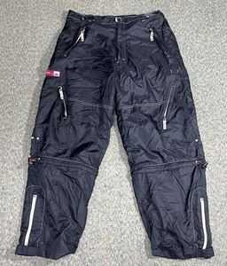 Pantalones cargo Triple Five Soul negros vintage años 90 talla 34x32 militares Y2K Ripstop - Imagen 1 de 23