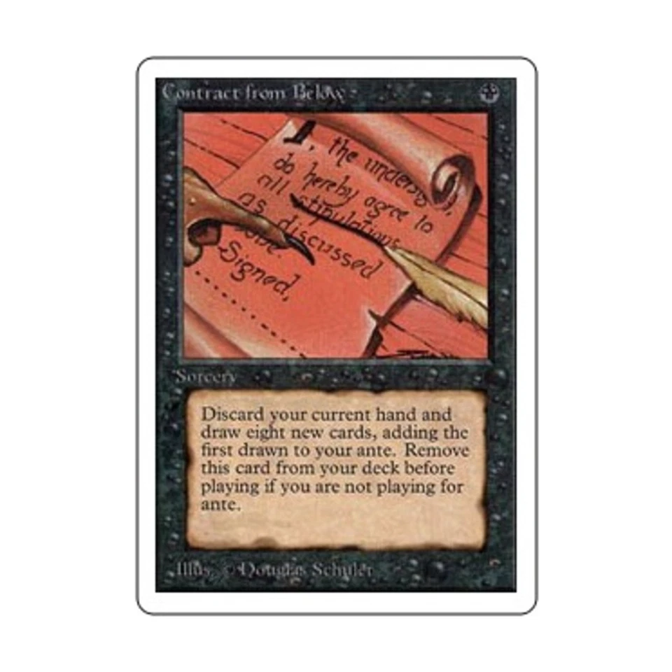 WOTC MtG Unlimited Contract from Below (R) NM - Image 1 of 1