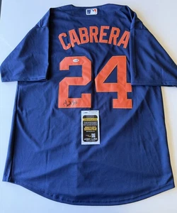 Miguel Cabrera Detroit Tigers Signed Autographed  Jersey HOF JSA COA - Picture 1 of 3