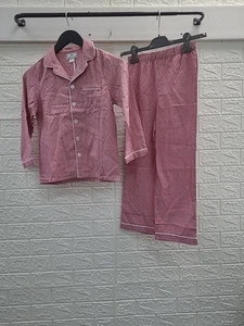 NEW Petite Plume Kids Flannel Pajama 2-Piece Set In Red Mini Gingtam-Size 8 US - Picture 1 of 14