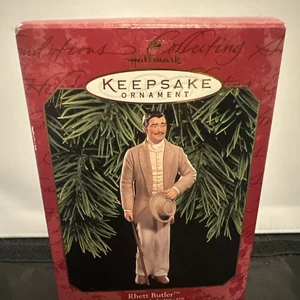 Vtg Gone W/ The Wind Christmas Ornament Rhett Butler 1999 Hallmark NEW Box Worn - Picture 1 of 4