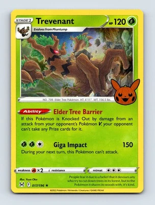Trevenant Holo Rare Trick or Trade BOOster 2023 017/196 NM/LP - Image 1 of 2