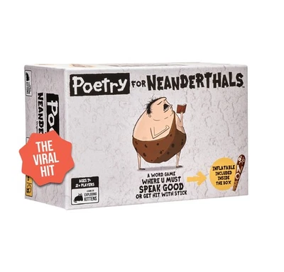 Exploding Kittens Poetry for Neanderthals 2+ Players - Ages 7+ - 15 Minutes to - Image 1 of 4