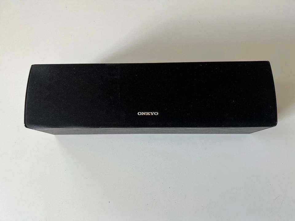 Altavoz de audio para el hogar TV con cable canal central SKC-580 modelo Onkyo negro vintage Foto 1 de 4