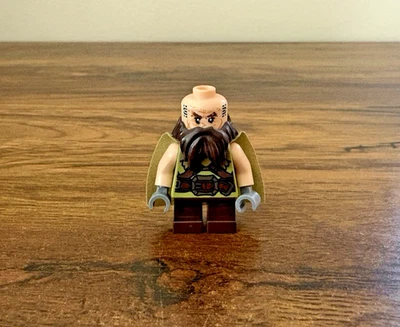 LEGO Hobbit Lord Rings: Dwalin Dwarf Minifigure lor050 79003 LOTR - Image 1 of 2