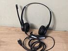 Agent AU40 binaural USB headset on-ear with boom microphone/mute for PC calls