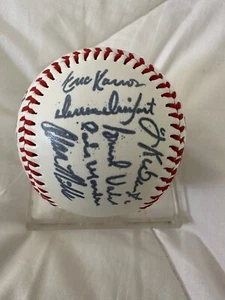 1998 LA Dodgers MLB Replica Baseball Facsimile Signed In Rawlings Case - Picture 1 of 12