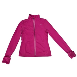 Gap Fit DRY Mädchen Happy Pink Activewear durchgehender Reißverschluss Lauf Trainingsjacke Größe Large - Bild 1 von 16