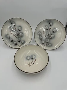 Menge 3 Vintage Winfield Ware Baumwollmotiv Essteller & Servierschüssel - Bild 1 von 14