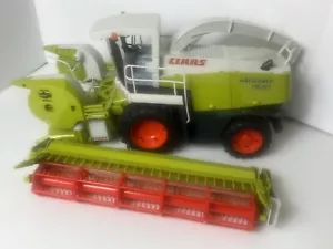 CLAAS JAGUAR 900 PLASTIC TOY COMBINE HARVESTER + ATTACHMENT Preowned - Picture 1 of 14