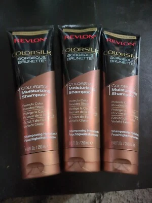 Revlon Colorsilk Gorgeous Brunette Moisturizing Shampoo 1 Bottle Color Stay X3 - Image 1 of 4