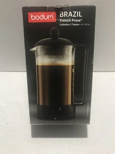 BODUM Brazil 8-Cup French Press Coffee Maker 34-oz Black - Picture 1 of 6