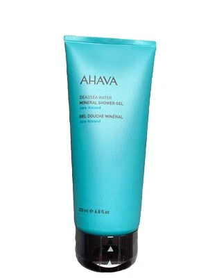 Gel de ducha mineral de agua AHAVA Deadsea tamaño completo besado en el mar 6,8 oz NUEVO Y sellado Foto 1 de 2