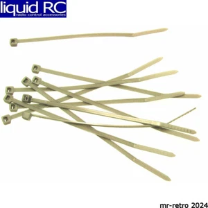 Funciona para Competición NZT7811 4 pulgadas Gunmetal Nylon Corbata Envolturas 10 unidades - Imagen 1 de 2