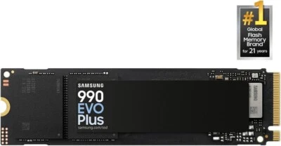 SAMSUNG SSD 990 EVO Plus 1TB 2TB 4TB PCIe 4.0 x4 / 5.0 x2 M.2, Up to 7,250MB/s - Image 1 of 4
