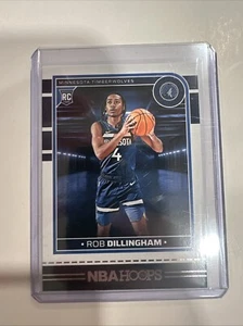 2024-25 Panini NBA Hoops Rob Dillingham Rc Timber Wolves Rookie First #238 - Picture 1 of 2