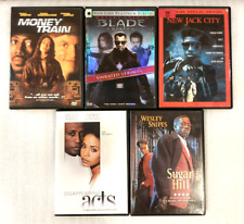 LOT OF 5 DVDS MOVIES WITH WESLEY SNIPES. USED.