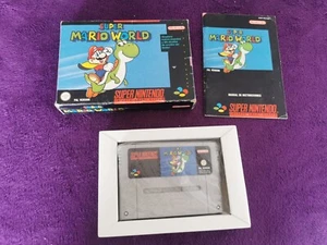 SUPER MARIO WORLD EDICION ESPAÑOLA SNES PAL ESP-1 NINTENDO ESP - Imagen 1 de 19