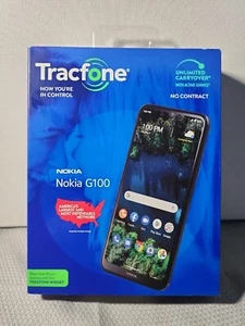 Nokia G100 Tracfone PREPAID 6.5 HD LCD - OCTA-CORE - 32 GB - BRAND NEW - Picture 1 of 2