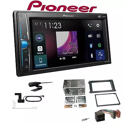 Pioneer 2-DIN Autoradio Bluetooth DAB+ für Porsche Cayenne 2002-2010 schwarz - Bild 1 von 4