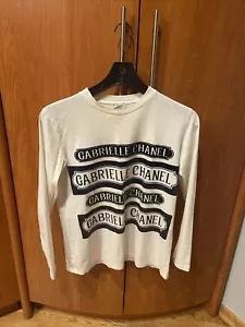 Chanel FW2017 White Sweatshirt Gabrielle Coco Chanel - Picture 1 of 5